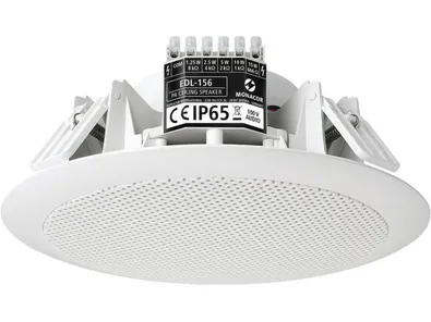 PA stropný reproduktor Monacor EDL-156, odolný voči teplote do 100 °C