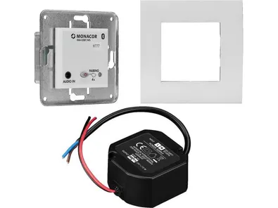 Podomietkový modul IWA-05BT/WS s Bluetooth audio prijímačom/zosilňovačom 5 W, stereo