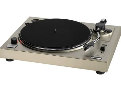 Stereo hi-fi gramofón s USB portom a phono predzosilňovačom Monacor DJP-104USB