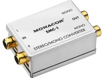 Stereo/mono konvertor Monacor SMC-1