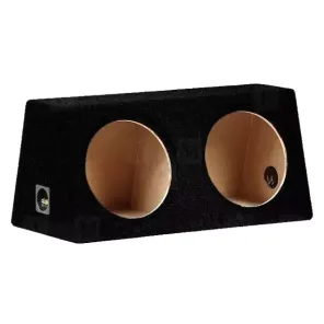Subwooferový box do auta BASSER C1230X2 BLACK, 30 + 30l