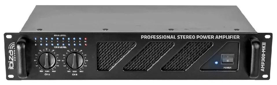 Výkonový zosilňovač IBIZA AMP300MKII, 2 x 240W / 4 Ohm