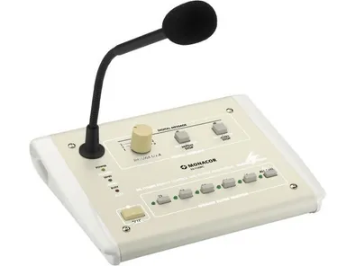 Zónový pultový mikrofón Monacor PA-1120RC