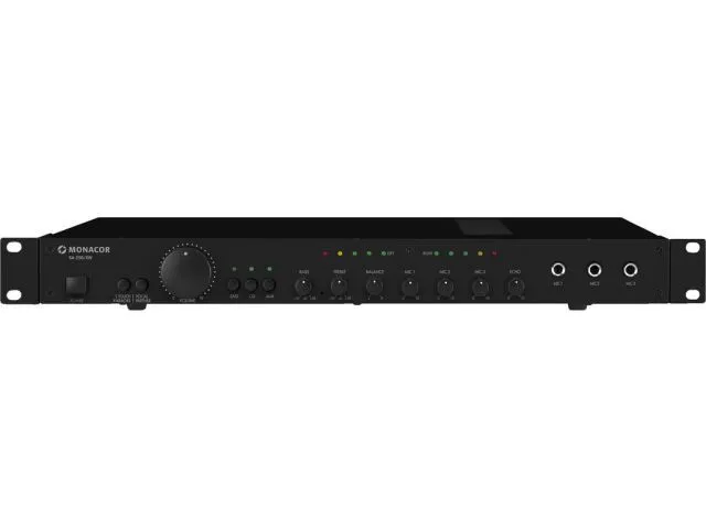 SA-250 / SW Monacor SA-250/SW, Univerzálny stereo mixážny zosilňovač (1)