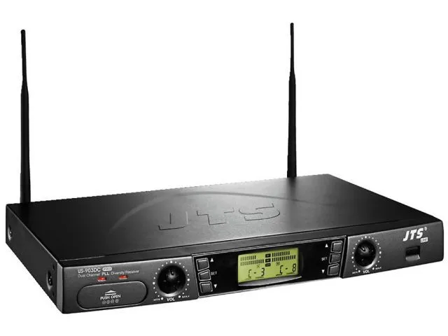 2-kanálový diverzitný UHF PLL prijímač JTS US-903DCPRO/5 (1)