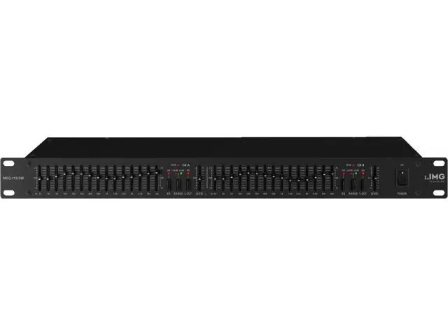 2-kanálový grafický ekvalizér Monacor MEQ-115/SW (1)