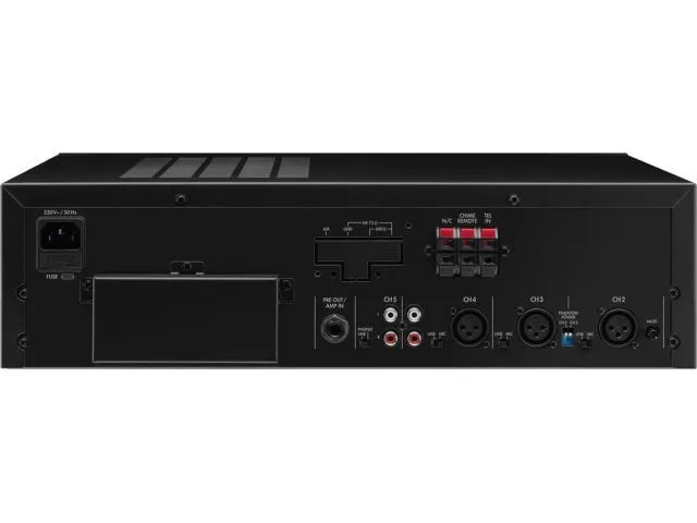 4-zónový mono PA mixážny zosilňovač Monacor PA-1200 (3)
