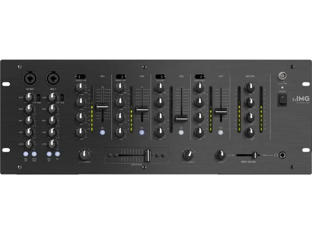 6-kanálový stereo DJ mixpult Monacor MPX-44/SW (1)