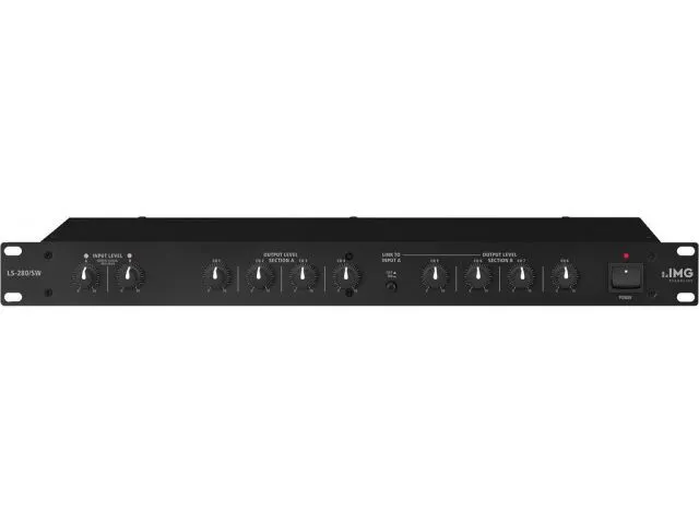 8-pásmový delič liniek Monacor LS-280/SW (1)