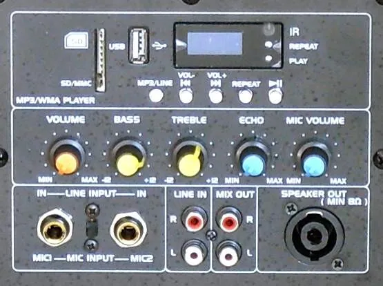 Reproduktorová sústava Ibiza sound SLK10A-USB-BT (3)