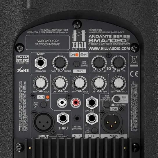 Aktívna reprosústava Hill-audio SMA1220 V2, 250 + 40W (5)