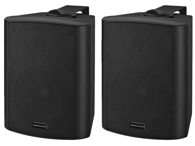 Aktívny obojsmerný stereofónny reproduktorový systém Monacor MKA-50SET/SW, 2 x 20 W (1)