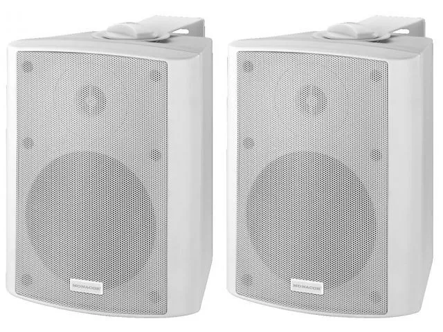 Aktívny obojsmerný stereofónny reproduktorový systém Monacor MKA-50SET/WS, 2 x 20 W (1)