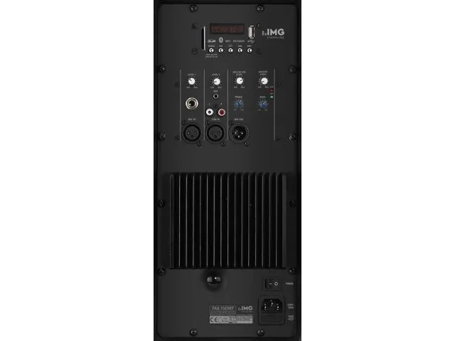 aktívny PA reproduktorový systém s MP3 Monacor PAK-15DMP, tunerom a Bluetooth, 200 Wmax (2)