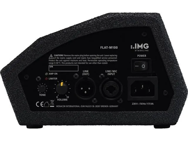 Reproduktorový systém s aktívnym monitorom PA Monacor FLAT-M100, 200 W (5)