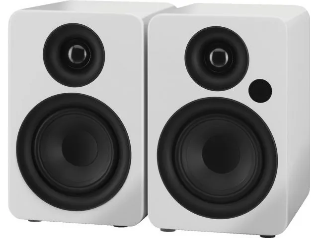 Aktívny obojsmerný stereofónny reproduktorový systém Monacor SOUND-4BT/WS (1)