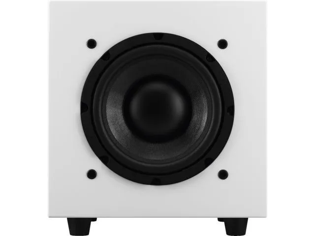 Aktívny subwooferový systém Monacor ESUB-8F/WS, 50 W, biely (2)