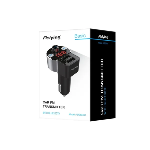 AUDIO FM MP3 vysielač s bluetooth (2xUSB) PEIYING (3)