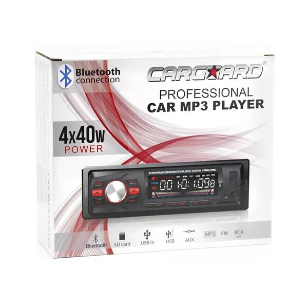 Autorádio Carguard MP3 prehrávač s Bluetooth, FM tunerom a SD / USB (2)