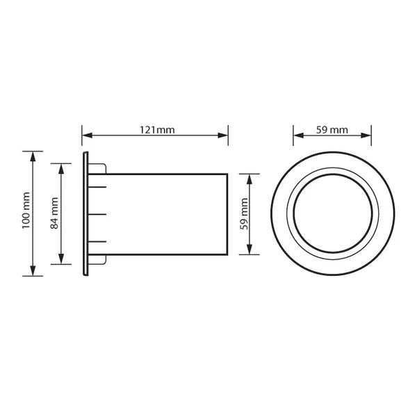 Basreflexový nátrubok MNC 100  x 121 mm (3)
