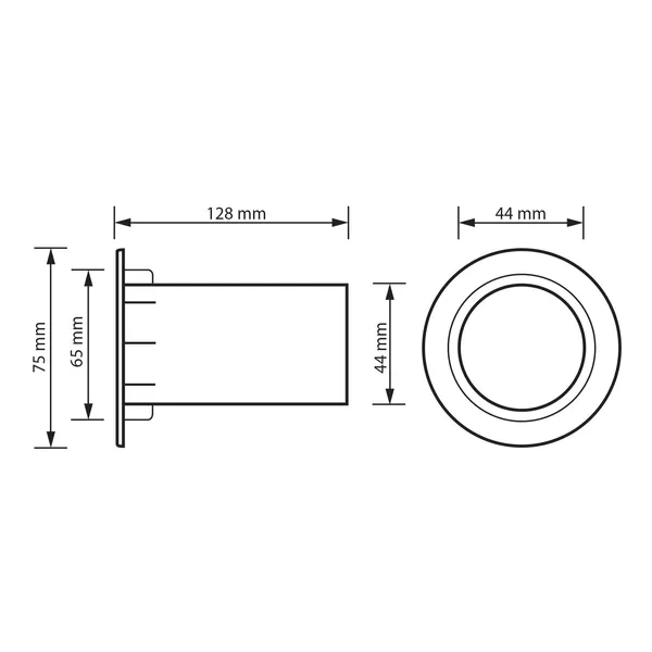 Basreflexový nátrubok MNC  75  x 128 mm (3)