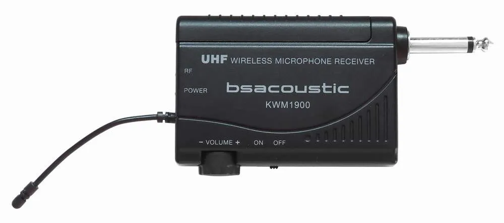 Bezdrôtový UHF mikrofónový set BS ACOUSTIC KWM1900 BP (2)