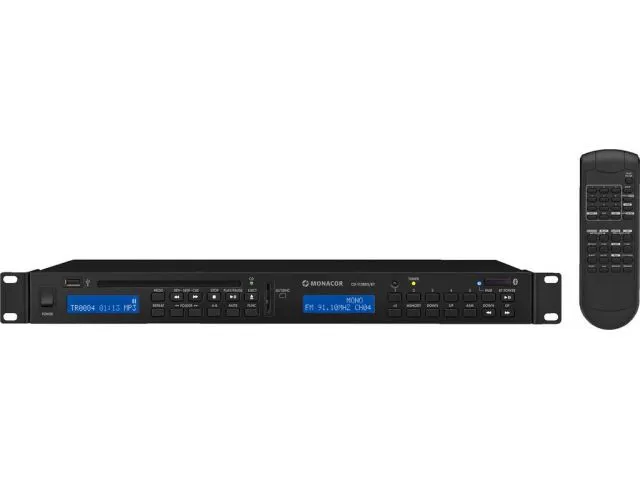 CD a MP3 prehrávač s FM RDS tunerom Monacor CD-112RDS/BT (1)