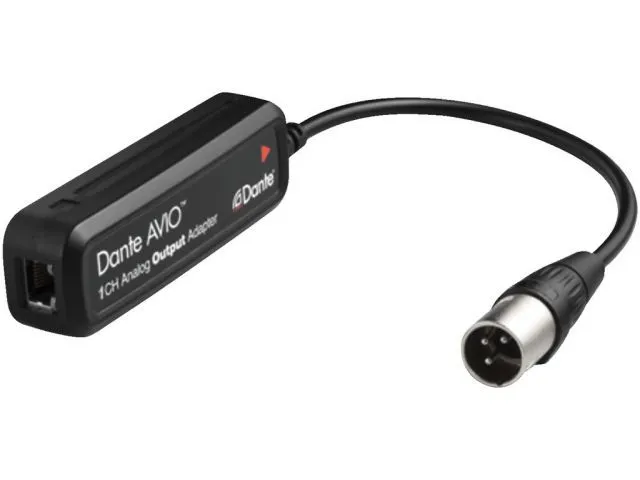 Adaptér analógového výstupu Dante AVIO Monacor ADP-DAO-0X1 (1)