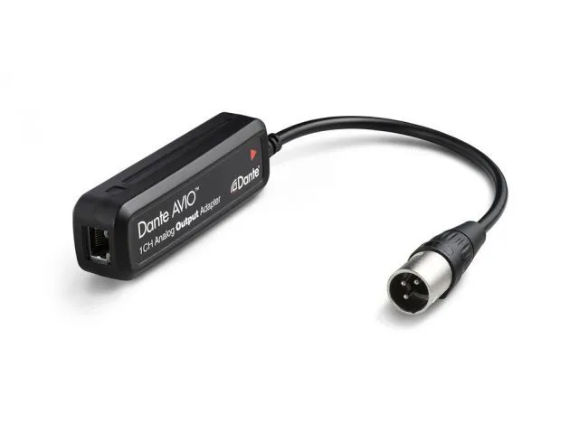 Adaptér analógového výstupu Dante AVIO Monacor ADP-DAO-0X1 (3)