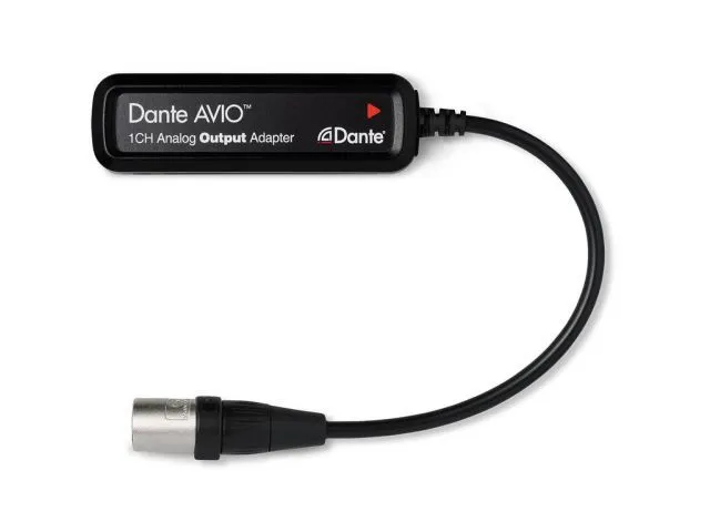 Adaptér analógového výstupu Dante AVIO Monacor ADP-DAO-0X1 (4)
