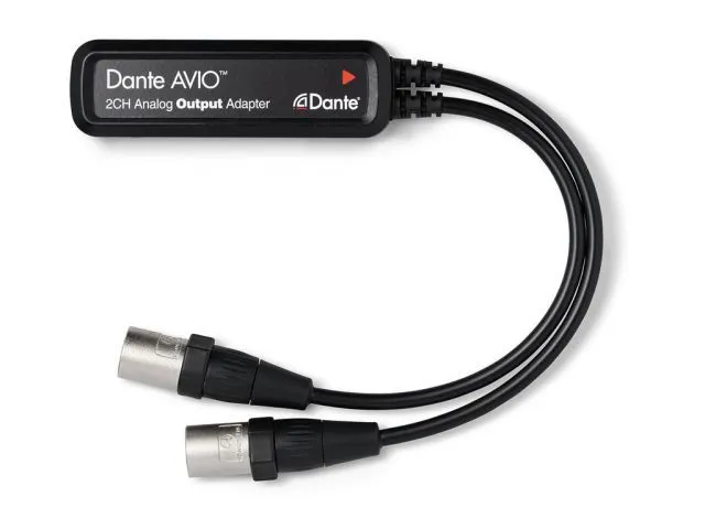 Adaptér analógového výstupu Dante AVIO Monacor ADP-DAO-0X2 (4)