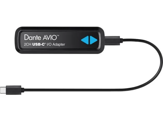 Dante® AVIO USB adaptér ADP-USBC-2X2 na zapojenie PC alebo mobilného zariadenia k audio sieti (3)