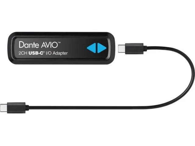 Dante® AVIO USB adaptér ADP-USBC-2X2 na zapojenie PC alebo mobilného zariadenia k audio sieti (4)