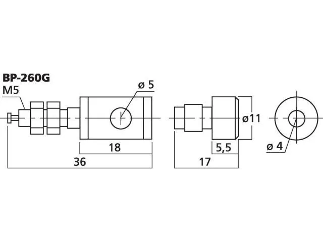 Dvojica reproduktorových pólových svoriek MONACOR BP-260G (2)