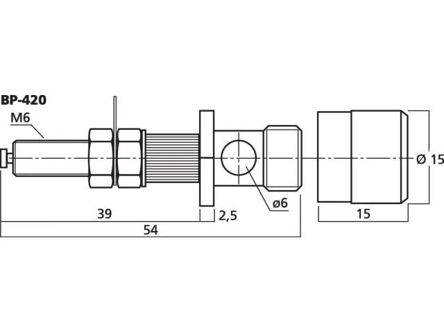 Dvojica reproduktorových pólových svoriek MONACOR BP-420 (2)