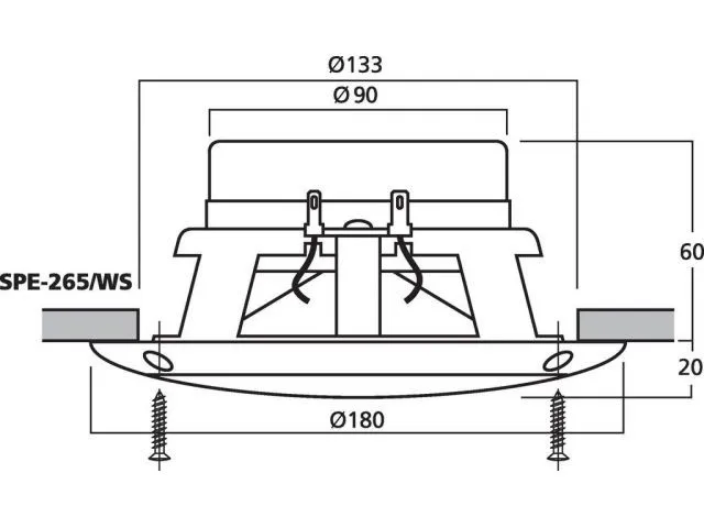 Dvojice zapustených reproduktorov Monacor SPE-265/WS (2)