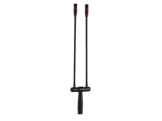 Dvojitý mikrofón na husom krku s LED Monacor GM-5215LDU (1)