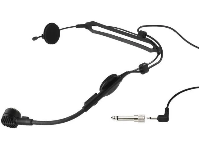 Dynamický mikrofón s náhlavným oblúkom Monacor HM-30 (1)