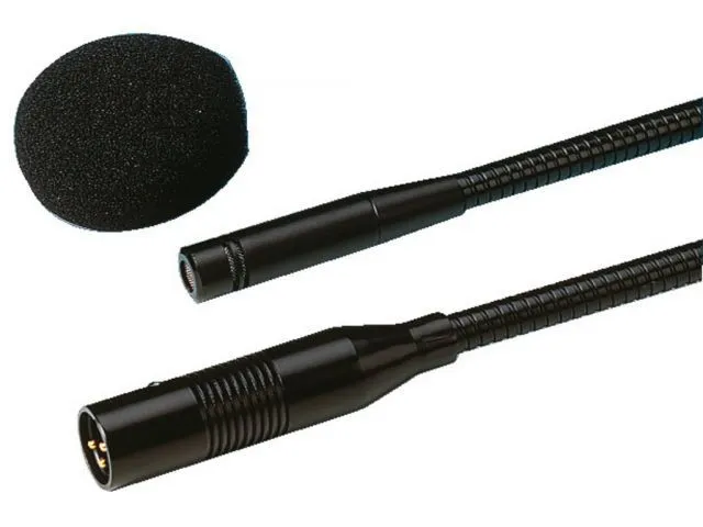 elektretový mikrofón na husom krku Monacor EMG-500P (1)