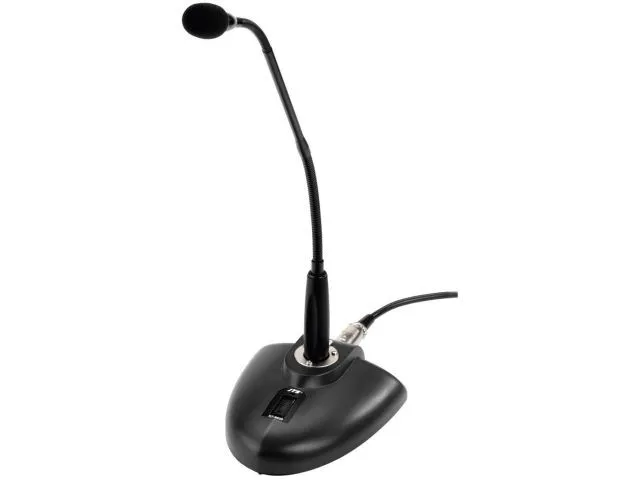 Elektretový mikrofón na husom krku s LED Monacor GML-5218 (7)