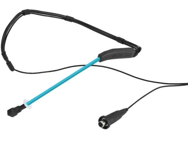 Elektretový mikrofón s náhlavným oblúkom Monacor HSE-200WP/BL (1)