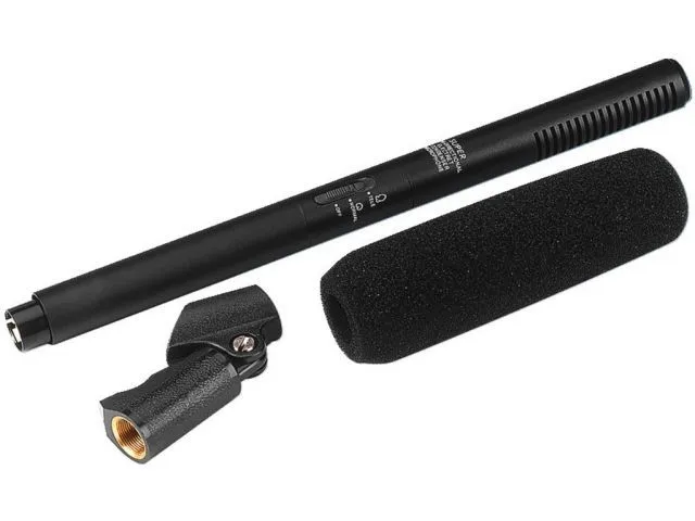 Elektretový smerový fantomový mikrofón Monacor ECM-925P (1)