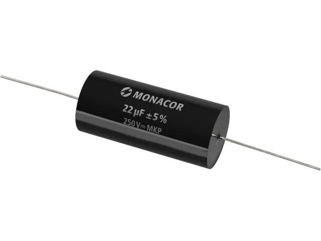 Fóliový kondenzátor MKP MONACOR MKPA-220, 22 µF, 250 V (1)
