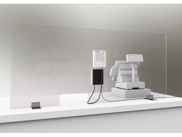 Interkom systém MONACOR TALKSAFE, štandardný, s 2 systémovými mikrofónovými stanicami (7)