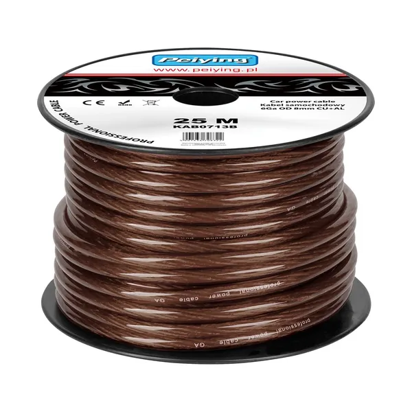 Kábel napájací KAB0713B pre auto 8mm (25m)  CU+Al (1)