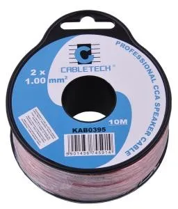 Reproduktorový kábel CABLETECH 2x 1,0mm CCA (10m) (1)