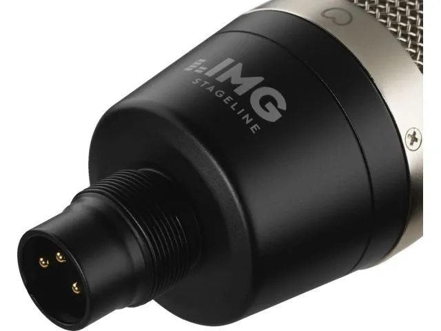 Kompaktný veľký membránový kondenzátorový mikrofón Monacor ECMS-60 (7)