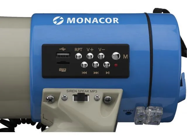 Megafón s funkciou MP3 Monacor TM-17M, 110 dB (2)
