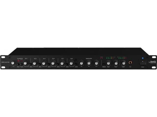 Mikrofónový / linkový mixér Monacor MMX-602/SW (1)