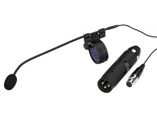 Miniatúrny elektretový inštrumentálny mikrofón Monacor CX-500F (1)